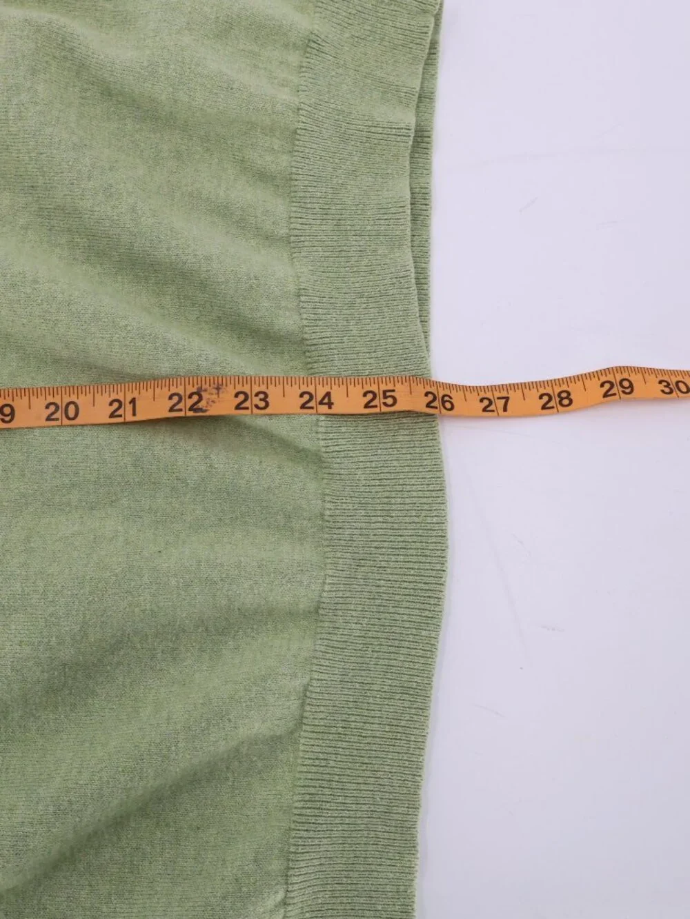 Banana Republic Sweater Vest Men Large cotton Cashmere Green Argyle Vneck Preppy